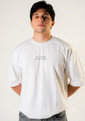 Flow Oversized Tee — White