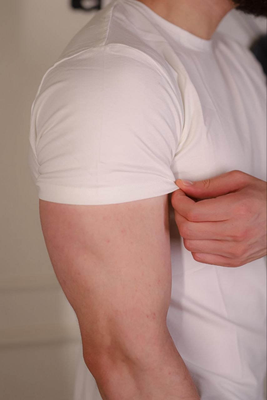 Basic White Slim Fit T-Shirt