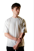 Oversized Crew Neck T-Shirt – Off White