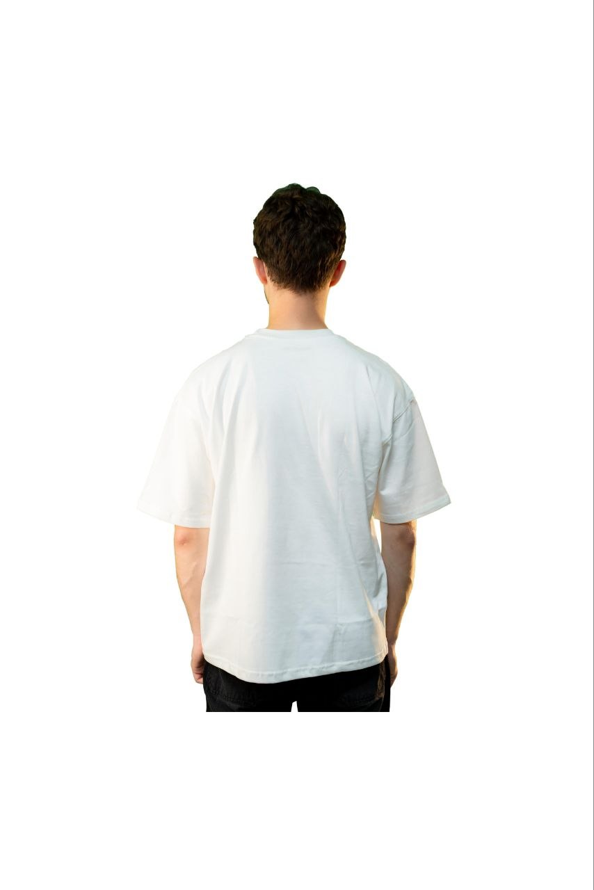 Flow Oversized Tee — White